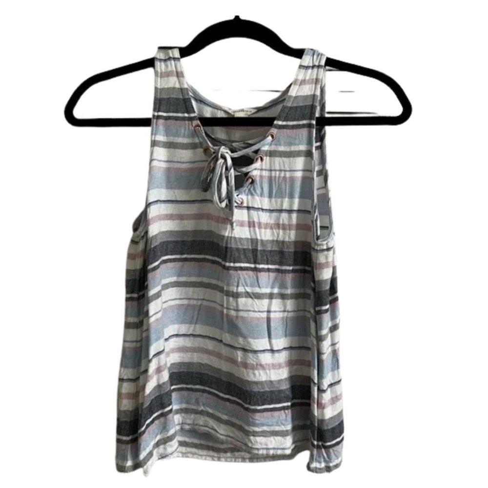Aeropostale striped blouse size small